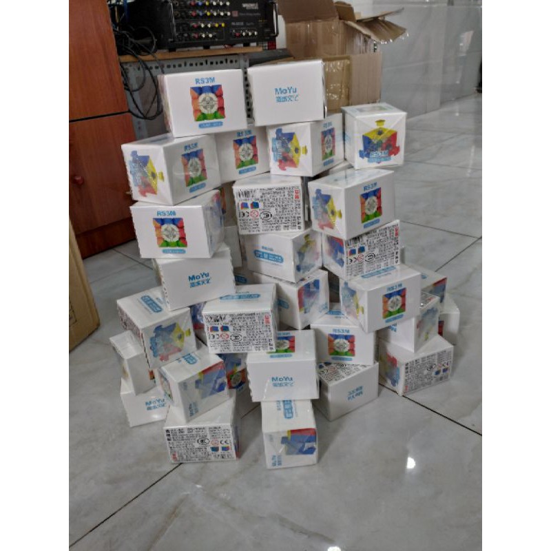 [Mã LIFETOYS1 giảm 30K đơn 99K] Rubik 3x3 RS3M 2020 MF3RS3 M Rubic Nam Châm 3 Tầng Stickerless MF3RS V3 M (Hãng Mod)