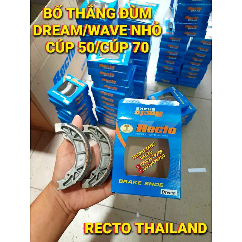 BỐ THẮNG ĐÙM DREAM/WAVE ĐÙM/CÚP 50/CÚP 70/WAVE ZX/ RECTO CHÍNH HÃNG