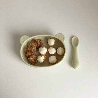 Thìa ăn dặm silicon Hàn Bluemama