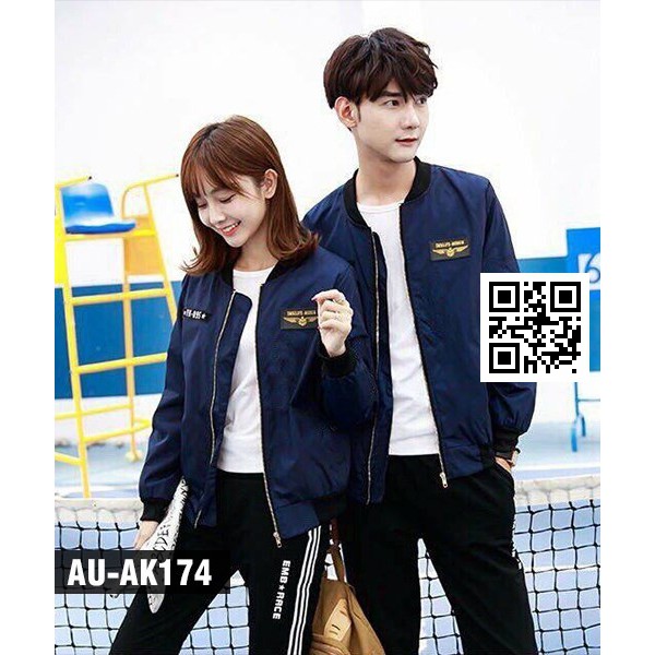 Áo Khoác Kaki Cặp Nam Nữ