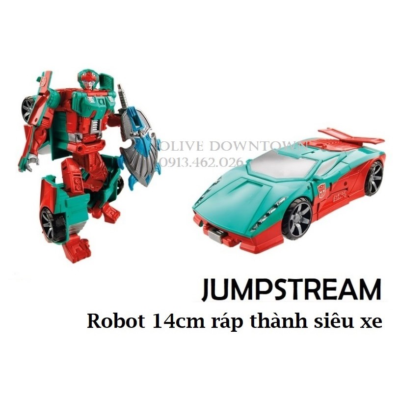 JUMPSTREAM / Robot 14cm lắp ráp thành Siêu xe - Transformers