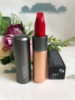 🍒🍒Son Kiko Milano 311 Popy Red🌹🌹