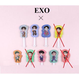 Quạt gấp cầm tay xiumn exo kỉ niệm debut