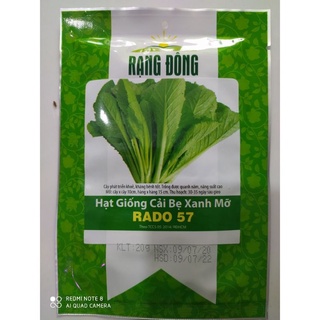 [Rạng Đông]Hạt giống cải bẹ xanh mỡ 57 -Dễ trồng,nhanh thu hoạch