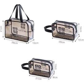 SÉT 3 túi đựng mỹ phẩm washbag