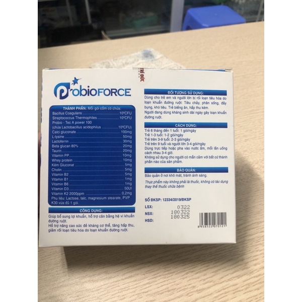 Men vi sinh  ProbioForce gói pha