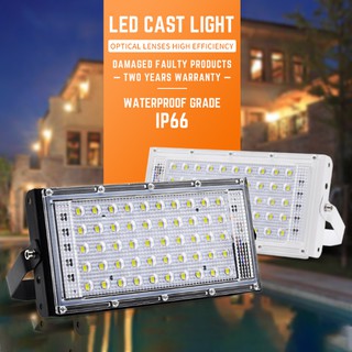 Đèn Led Pha 50W ngoài trời tiết kiệm điện không thấm nước ánh sáng trắng/vàng 220V