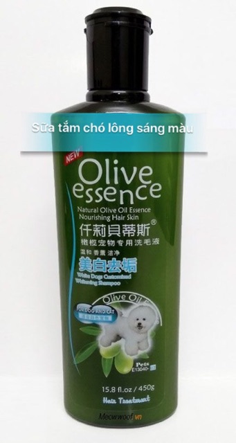 (ĐỔ BUÔN) SỮA TẮM CAO CẤP OLIVE ESENCE CHÓ CHÓ MÈO!!THƠM DỊU NHẸ -chi tiết bên dưới