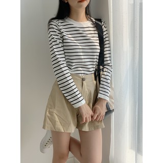 Áo len kẻ one dài tay len53 1994closet