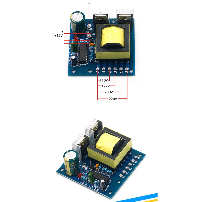 Bảng Mạch Tăng Áp 150W DC 12V Sang AC 110V 220V 20KHZ