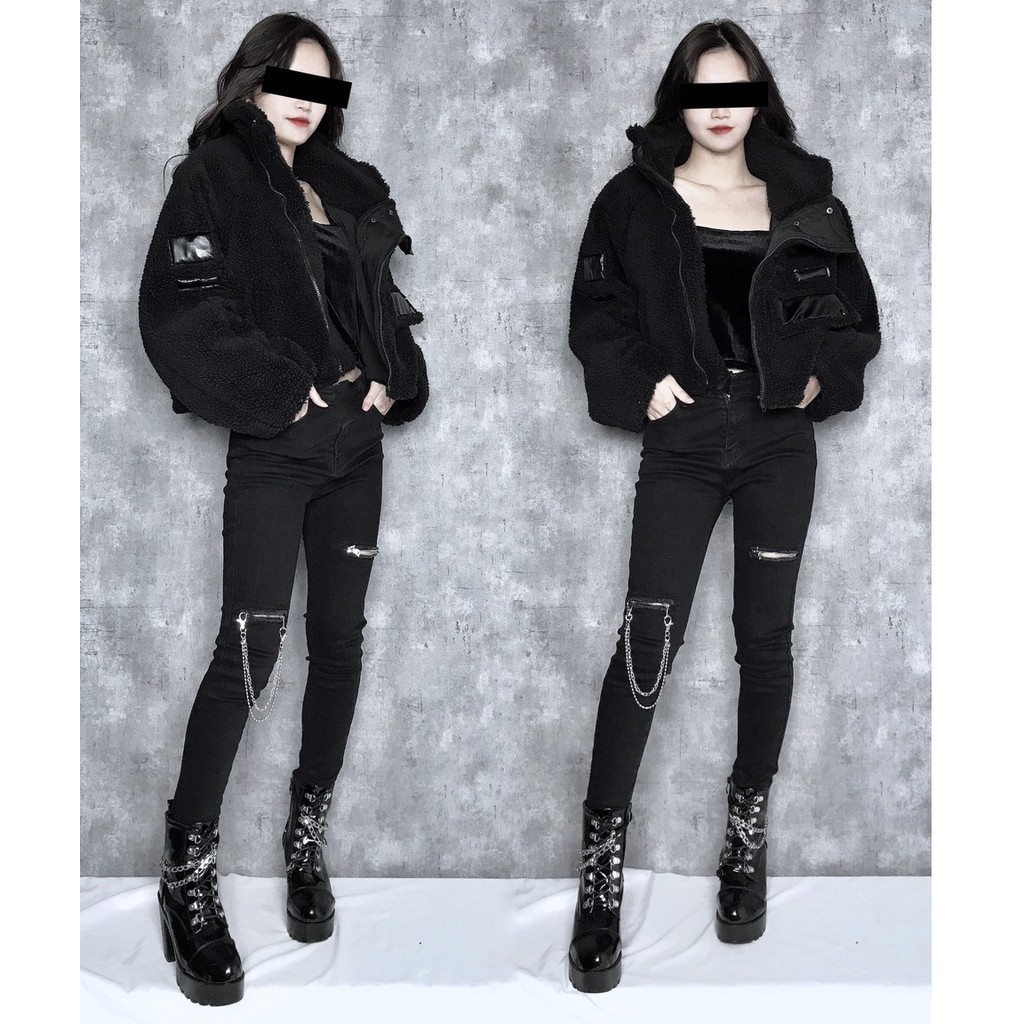 Quần Jean Zipper Kèm Xích Q079 - FuturistiX