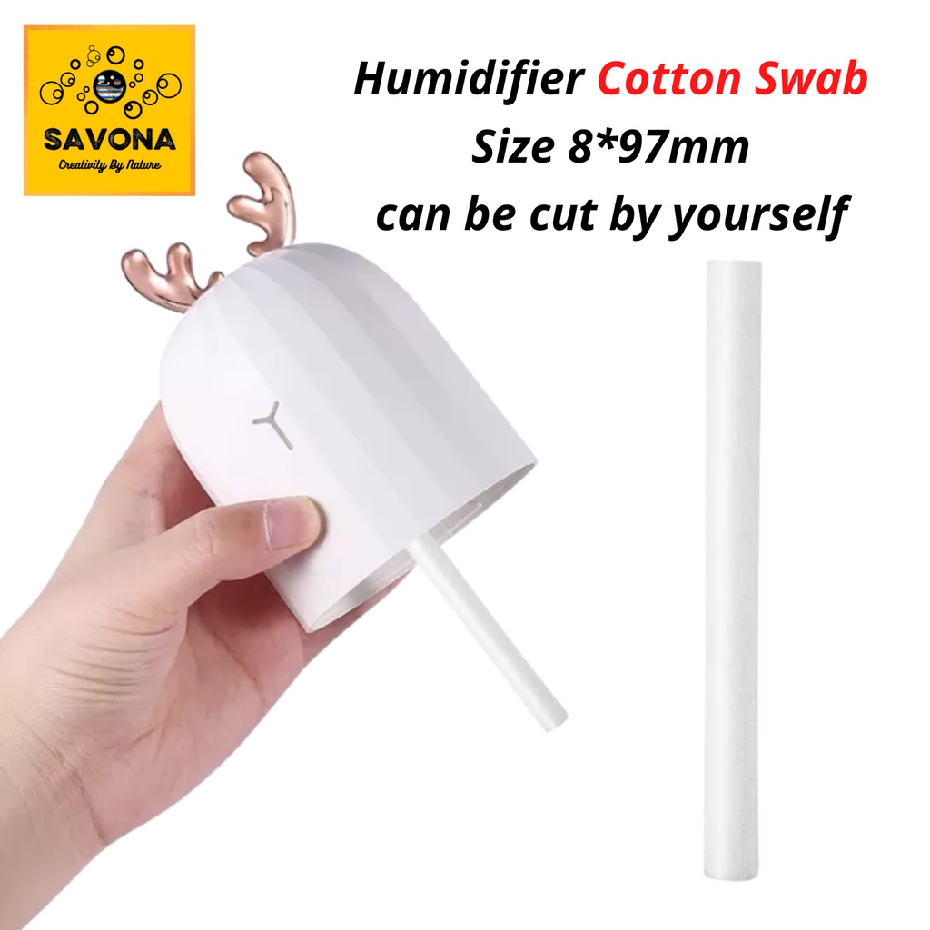 Lõi Bông Thay Thế Cho Máy Phun Sương, Lõi Cotton Máy Tạo Độ Ẩm, Máy Xông Tinh Dầu, Que Cotton Thay Thế Phù Hợp Mọi