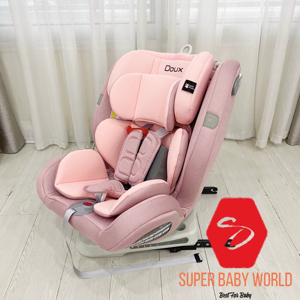 Ghế ngồi ô tô trẻ em Doux DX-1131 quay 360 độ isofix