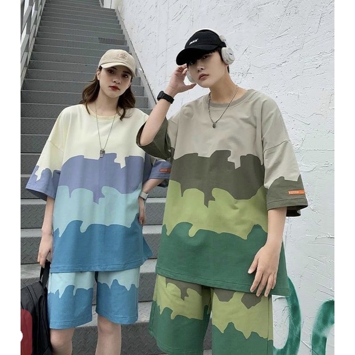 Áo phông,quần short in 3D, thun lạnh cực mát