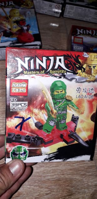 Lắp ráp 1 hộp LegoNinjago master HJ018