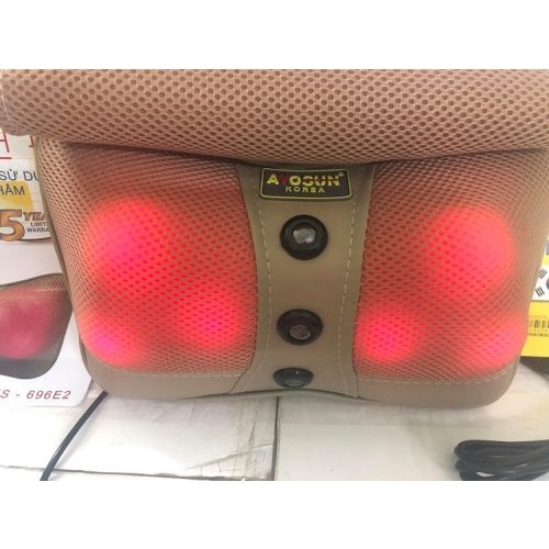 Gối Massage Hồng Ngoại 6Bi Chính Hãng Hàn Quốc,Giảm Đau Cổ Vai Gáy Lưng hiệu quả