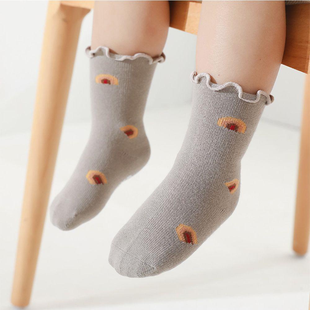 MIHAN1 Vớ Cotton Thoáng Khí Họa Tiết Dễ Thương Cho Bé Sơ Sinh