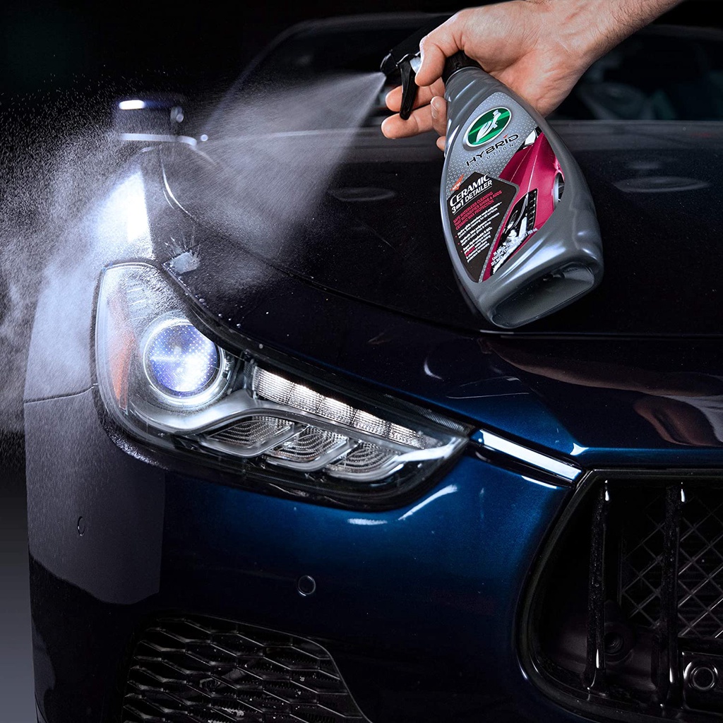 Chai xịt làm bóng xe ô tô Ceramic Wax 3-in-1 Detailer, Turtle Wax