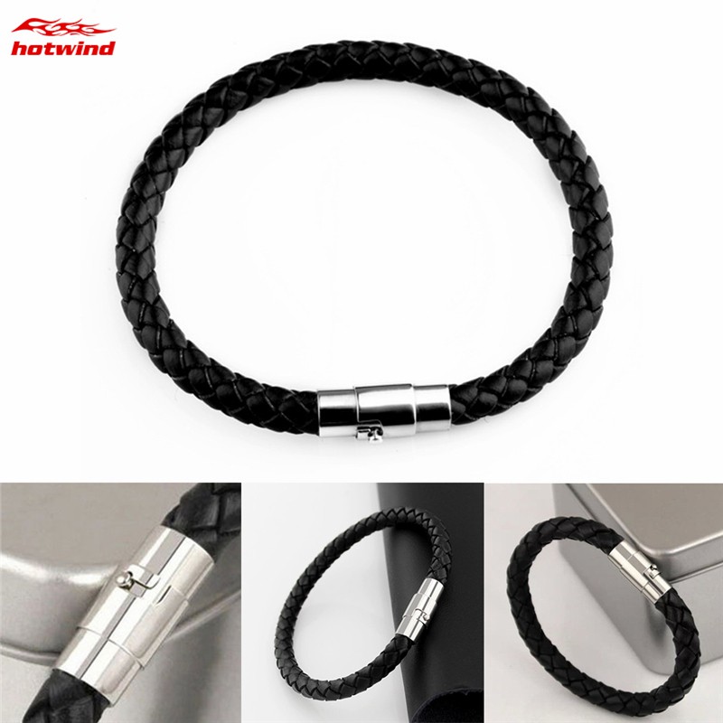 Vòng Tay Da Kiểu Dáng Đơn Giản 3mm