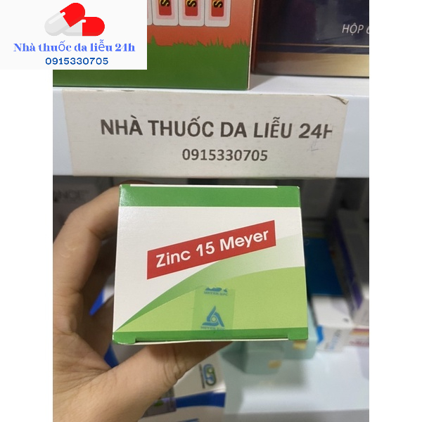 ZinC 15 Meyer  Zin C viên uống bổ xung kẽm hộp 100 viên