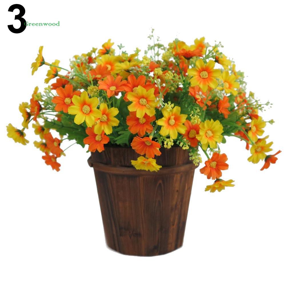 1 Bó 28 Hoa Cúc Giả Dễ Thương Trang Trí Nhà Cửa