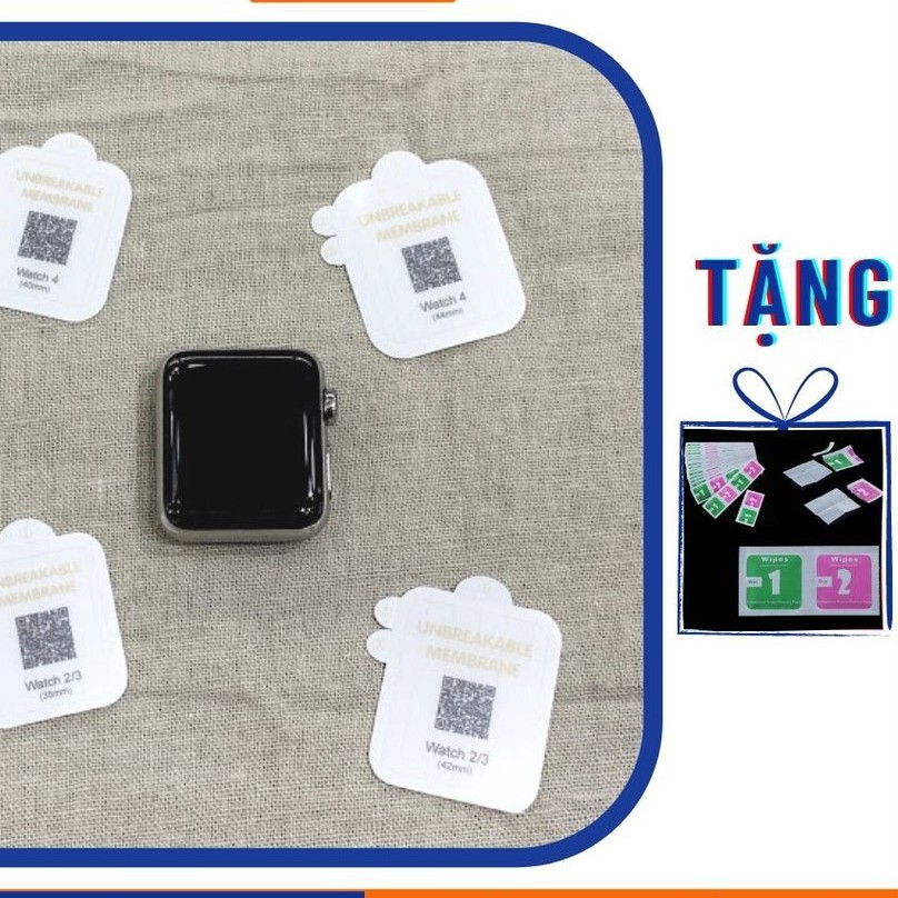 Miếng dán PPF cho Apple Watch 38mm/40mm/42mm/44mm Seri 1/2/3/4/5/6 trong suốt, chống xước, chống va đập,Skin tự phục hồi