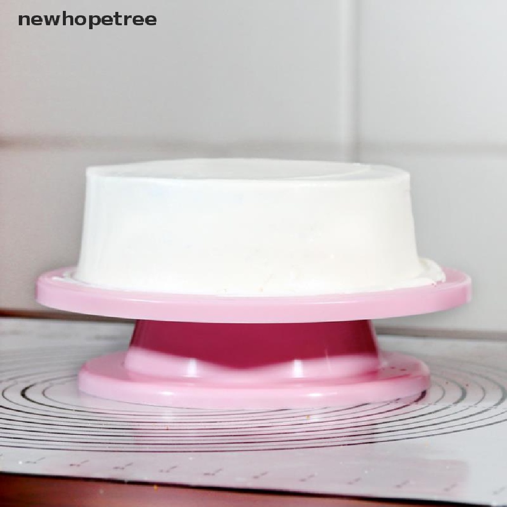 Bàn Xoay Tròn Làm Bánh Kem Trang Trí Chống Trượt Tiện Dụng