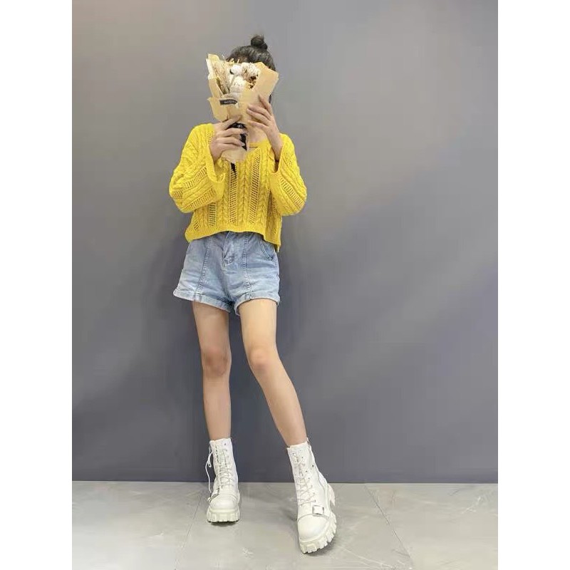 [ Order] Boots cao cổ khoá bên siêu ngầu đế cao 5cm ( Ảnh thật cuối )