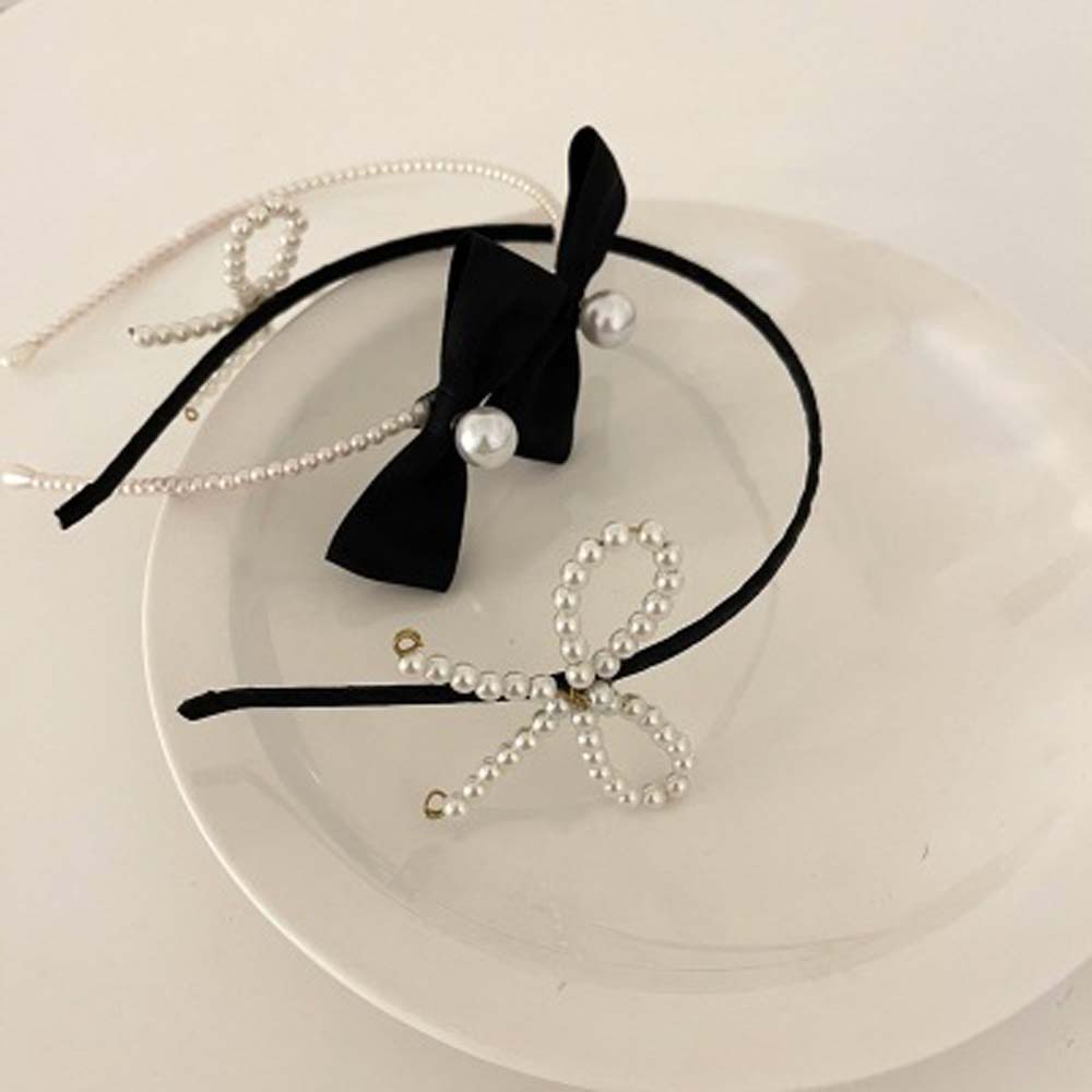 Cài Tóc Đính Nơ Phong Cách Retro Nữ Tính