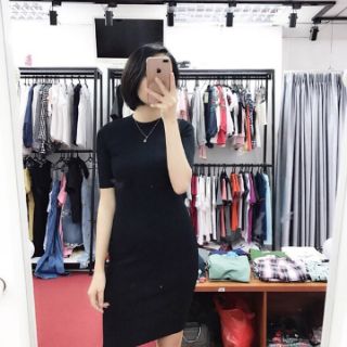 váy len midi xuất dư