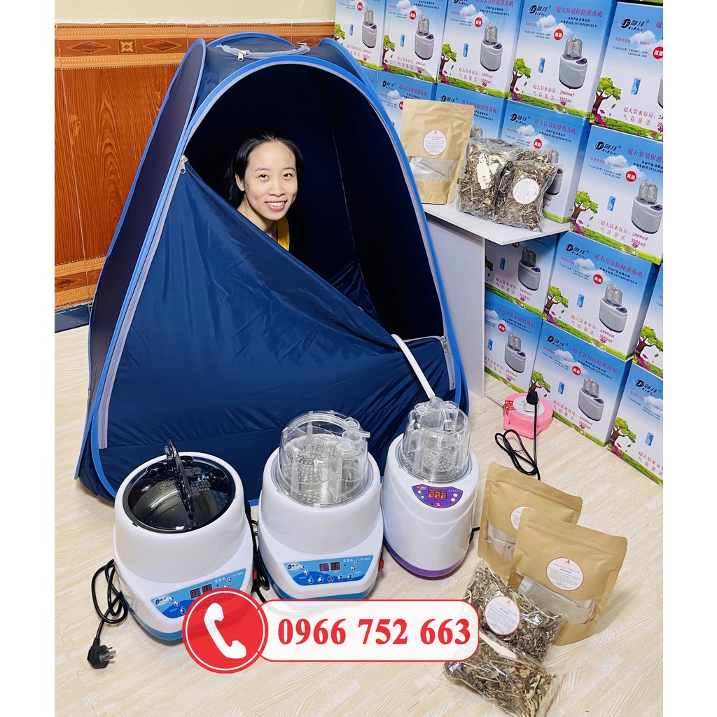 Bộ Xông Hơi Tại Nhà | Lều Xông Hơi Có Nồi | Lều Xông Hơi Chui Đầu + Nồi Xông Hơi Điện Tặng Van Và Ống Dẫn Hơi Vào Lều