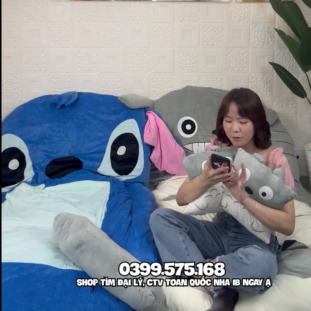 Giường Lười Totoro, Ghế Lười Bệt  Nằm Đọc Sách Chất Liệu Có Độ Đàn Hồi Tốt | BigBuy360 - bigbuy360.vn