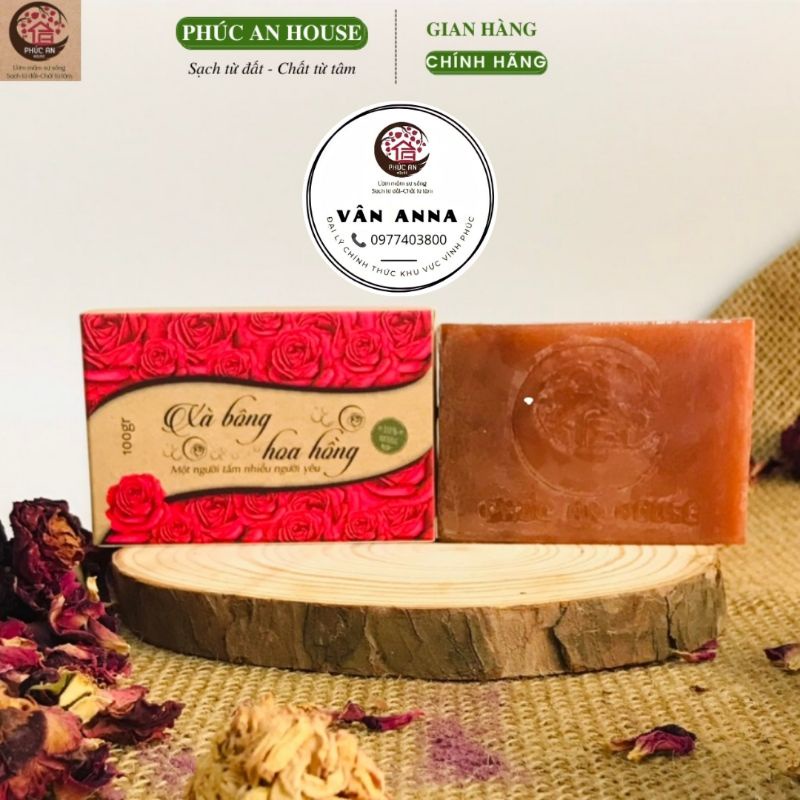 Xà bông hoa hồng Phúc An House