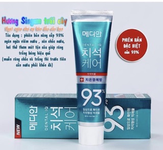 Kem Đánh Răng MEDIAN 120gr, bản mới nhất 93%