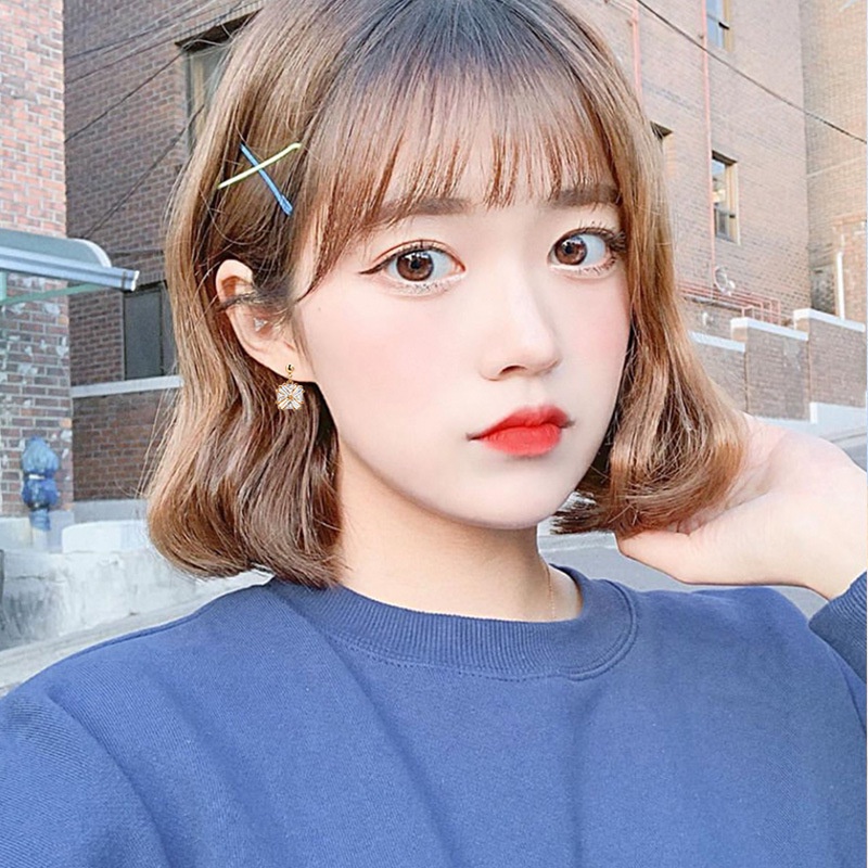 Bông Tai Đính Đá Zircon Phong Cách Hàn Quốc