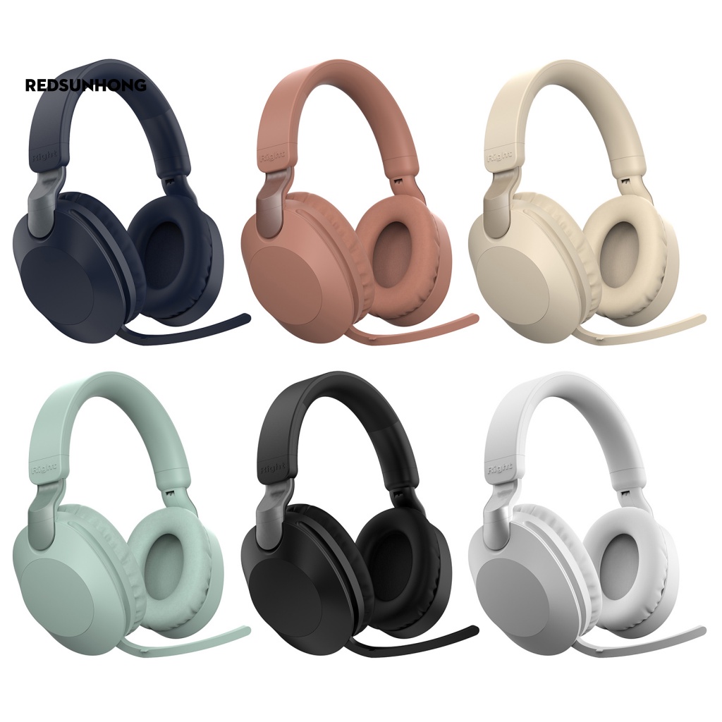 Tai Nghe Chụp Tai Không Dây Bluetooth 5.0 Màn Hình LED Kỹ Thuật Số Thoải Mái Cho Máy Tính