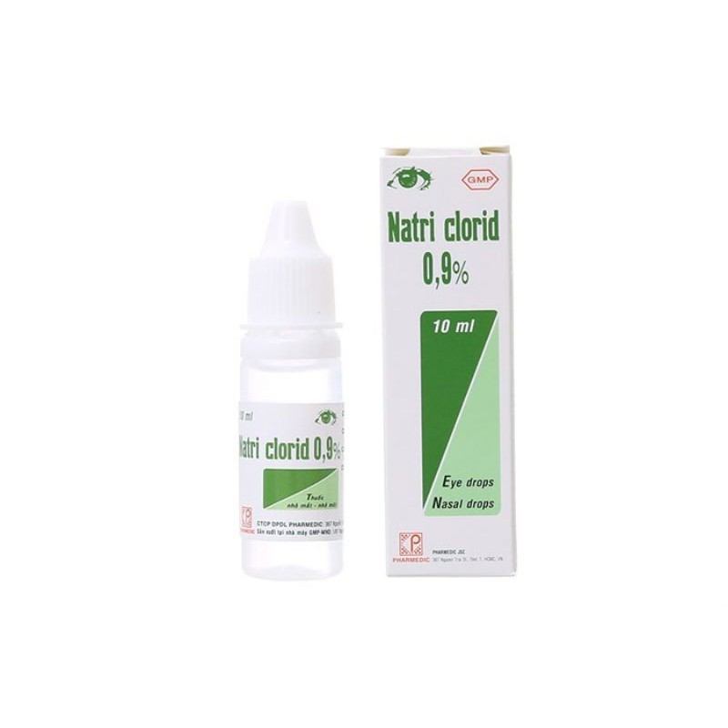 Nước muối nhỏ mắt NaCl