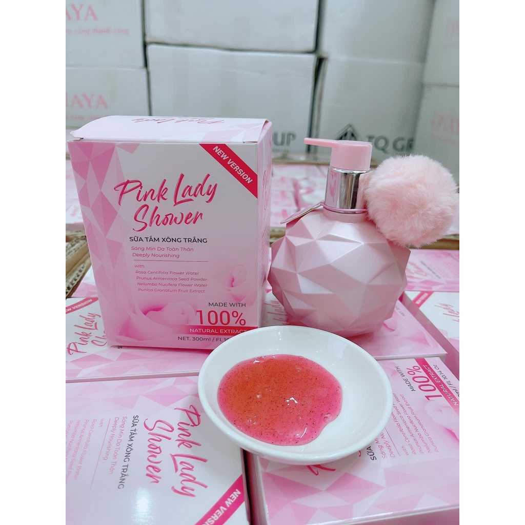 Sữa tắm xông trắng Pink Lady Qlady