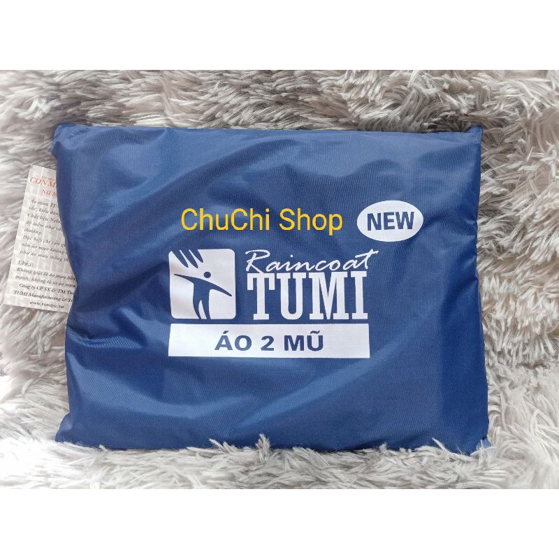 Áo mưa 2 mũ cánh dơi Tumi siêu nhẹ