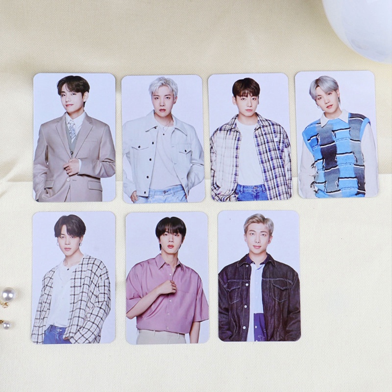 flowersqueen Set 7 Thẻ Hình Cao Cấp Cho Fan Của KPOP BTS