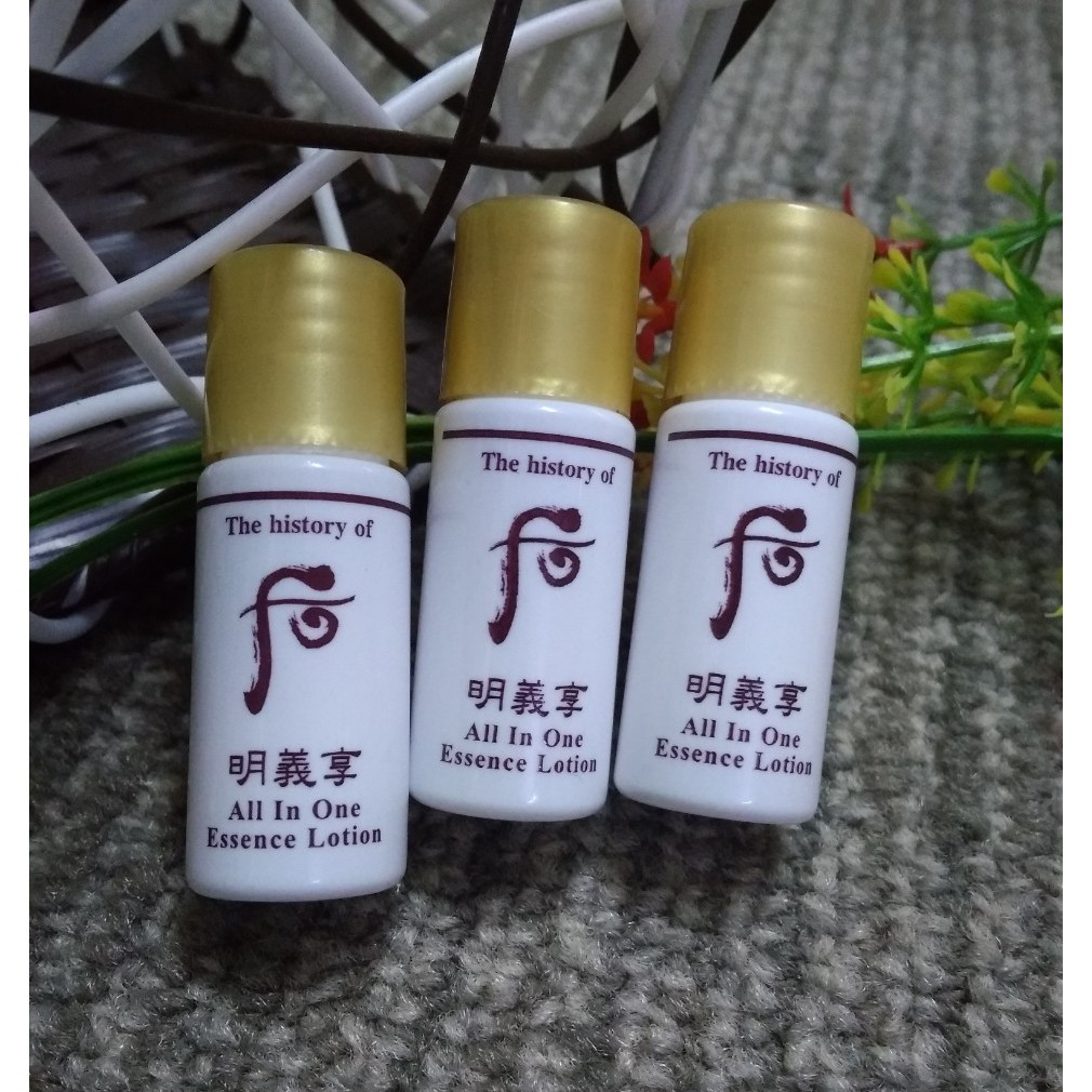 Sữa Dưỡng Da Whoo All In One Essence Lotion chai 5ml