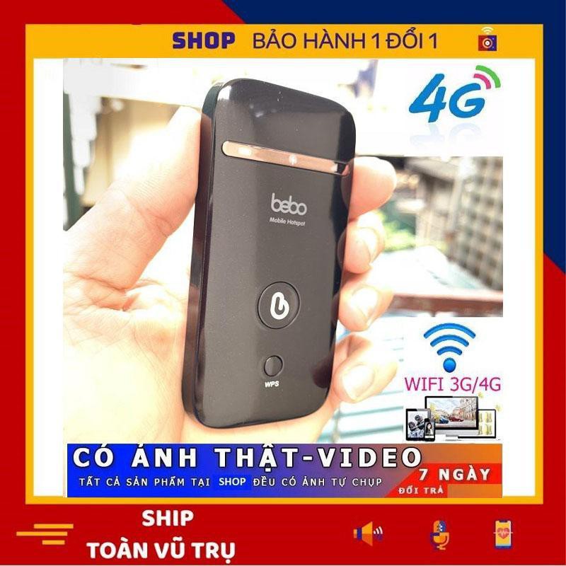 Cục Phát Wifi mini cầm tay LTE MF65 Hàng hiệu ZTE tốc độ cực cao 150 Mbps Pin Khủng Tặng Sim 4G