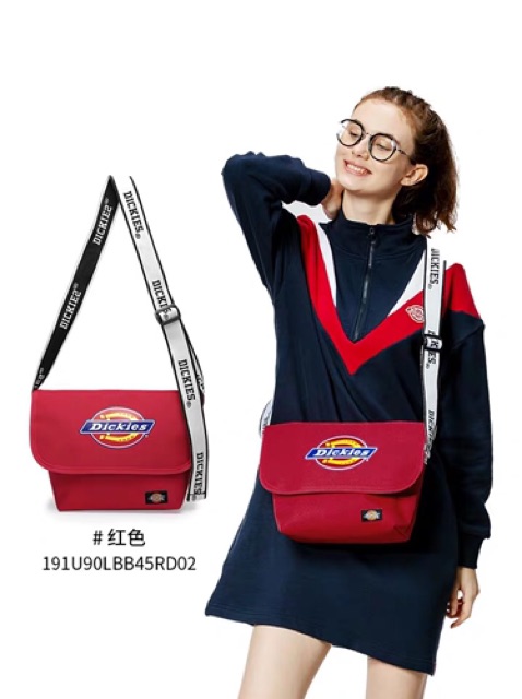 Túi Đeo Chéo DICKIES cho nam và nữ Túi vải đeo chéo chất liệu vải Canvas dày dặn, Chống thấm nước, KT 22x21x6cm