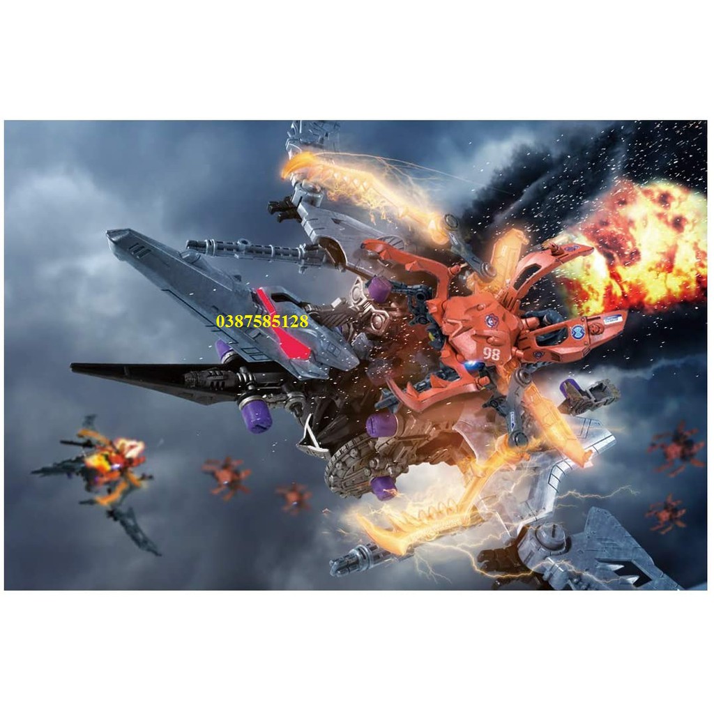 GHÉP HÌNH THÚ VƯƠNG ĐẠI CHIẾN ZOIDS. XUẤT XỨ TAKARA TOMY - NHẬT BẢN. MÃ SẢN PHẨM ZW37 QUAGANOS