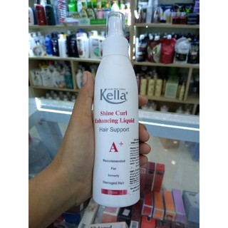 Xịt dưỡng cho tóc uốn xoăn Kella Shine Curl 200ml