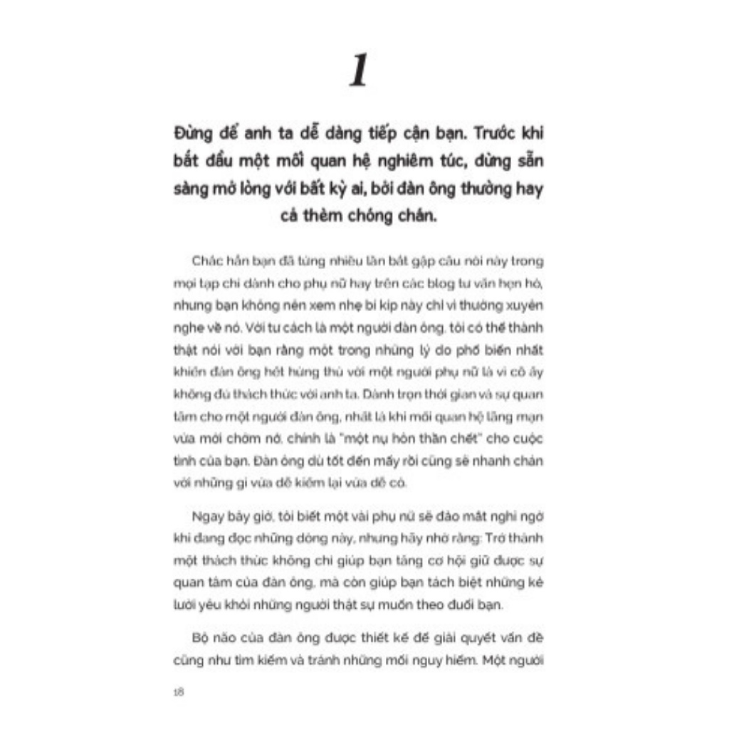 Sách - Đừng Bao Giờ Theo Đuổi Đàn Ông - 38 Tuyệt Chiêu Làm Chủ Mối Quan Hệ Với Người Khác Phái Tặng Kèm Bookmark