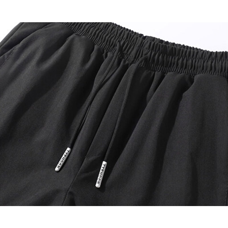 Quần Short Thể Thao Vải Lụa Lạnh Mỏng Dáng Rộng Nhanh Khô Thời Trang Mùa Hè Cho Nam