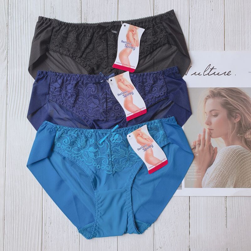Combo 10 Quần Lót Nữ Beautyful Sping Phối Ren 5402 Form To XXL