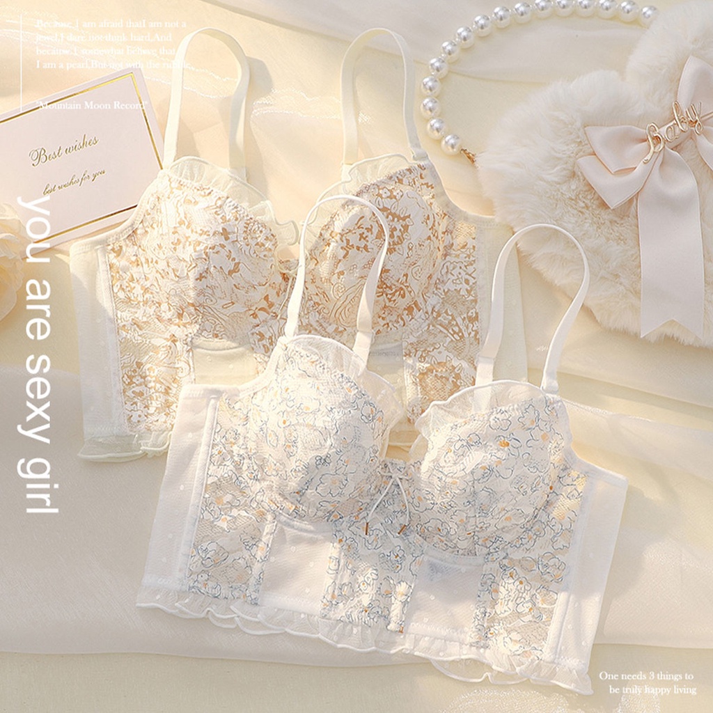 Áo Ngực Ren Siêu Mỏng Cỡ Lớn Chống Chảy Xệ Tùy Chỉnh Thời Trang Mùa Hè Cho Nữ