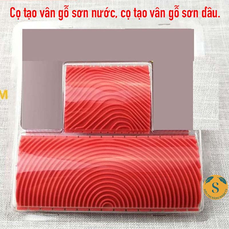 Cọ lăn sơn tạo vân gỗ tự nhiên, dụng cụ sơn giả gỗ chất lượng cao